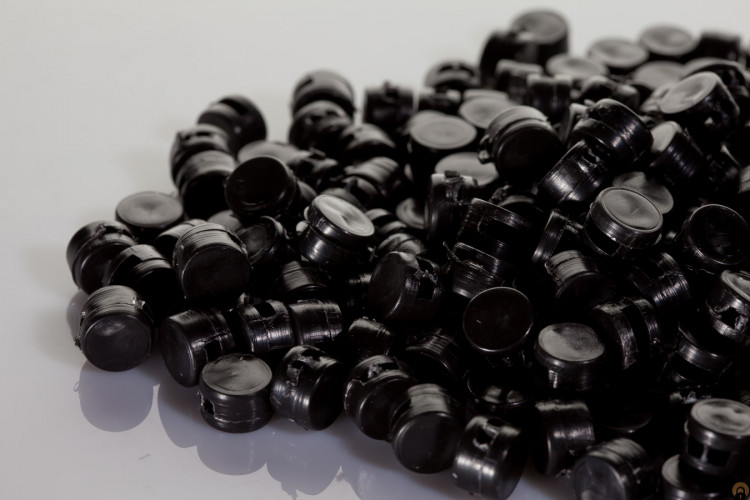 Пломба пластиковая 10 мм. для пломбиратора  (Армированная, упаковка 1 кг.)